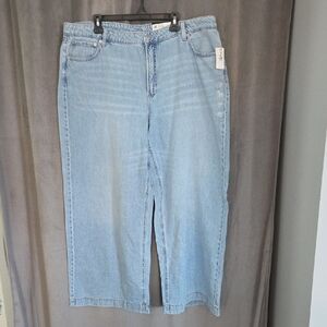NWT Reitmans Size 36 (Fits Bigger) Wide Leg High Rise Jeans